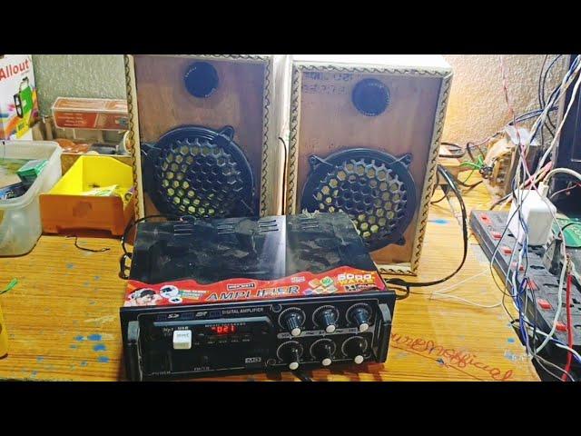 4440 DOUBLE IC AMPLIFIER || 6" SPEAKER BASS SOUNDS TESTING || BEST AMPLIFIER 2021