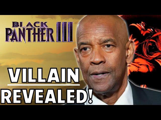 Black Panther 3  Denzel Washington’s Villain Role Revealed! Plus Mephisto’s  & Namor’s Return!