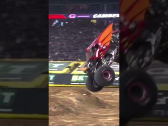 Monster Jam Dragonoid Insane Crash! #monsterjam #shorts