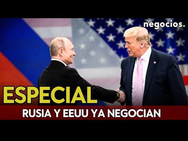 ESPECIAL: Trump y Putin acuerdan iniciar conversaciones de paz en Ucrania: Rusia y EEUU ya negocian