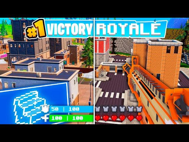 I Played Fortnite In Minecraft