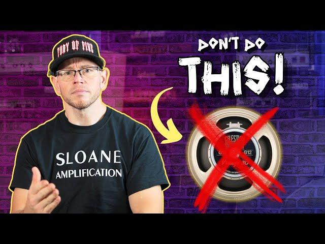 Upgrading your guitar speakers is DUMB.........here's why.
