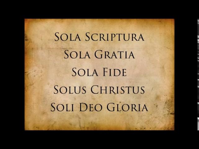 5 solas of the reformation - [Dr Steven J Lawson]