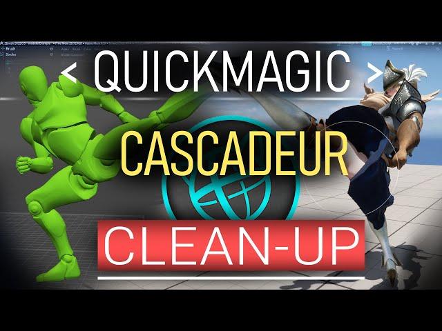 QuickMagicAI MoCap Clean-Up! - (CascadeurAI)