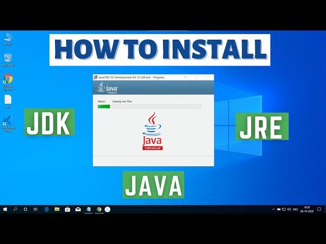 How to Install Java JDK JRE on Windows 10 2021