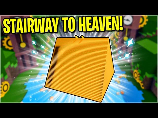 Building a STAIRWAY TO HEAVEN in Roblox Build a Boat