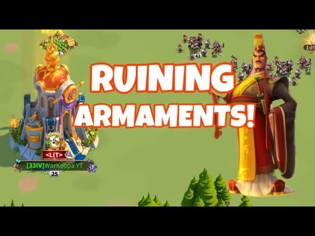 The Greatest Start To KvK!! | Upgrading Equipment and Ruining Armaments | Rise of Kingdoms