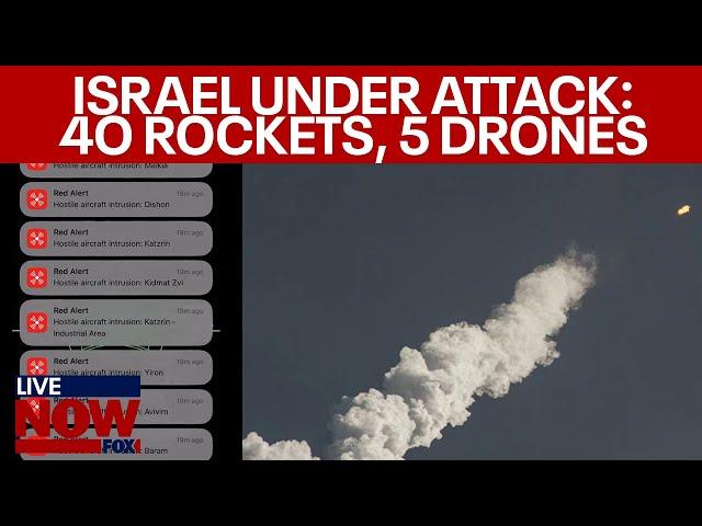 BREAKING: Israel under attack, Hezbollah bombards Israel with rockets | LiveNOW from FOX