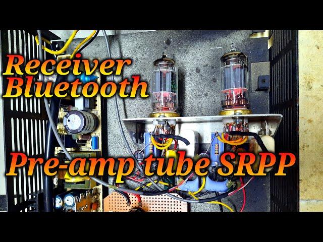 Pre-Amp tabung SRPP 12AU7 Sylvania Vacuum Tube Pre-Amplifier