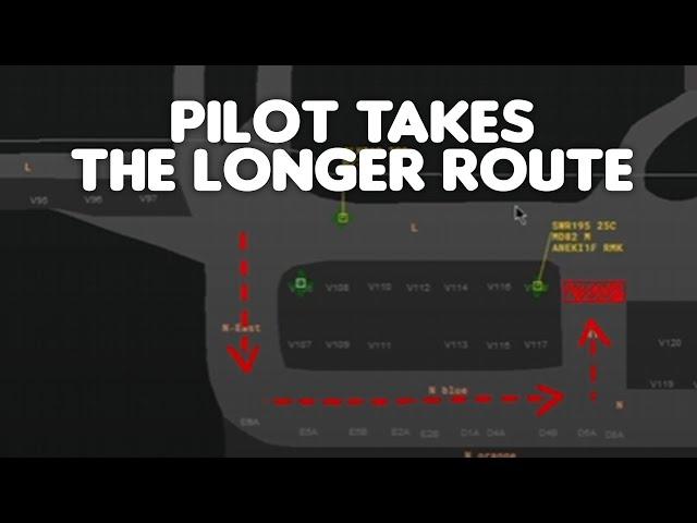 Free Round From #atc  On #frankfurt  #apron  on #vatsim  - #Pilot takes the longer route to 25C 