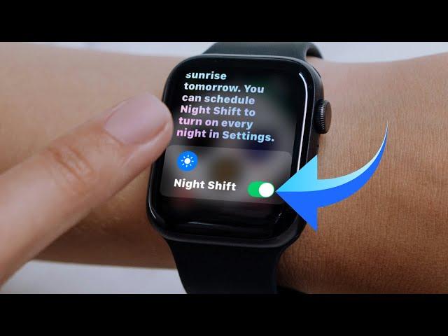 How to Enable Night Shift on Apple Watch in watchOS 11