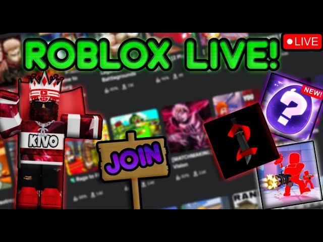 ROBLOX GAMES WITH VIEWERS! Roblox LIVE!