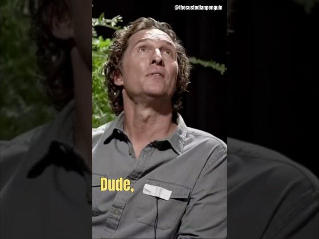 Things escalated quickly with Matthew McConaughey | Between Two Ferns | @FunnyOrDie | #shorts