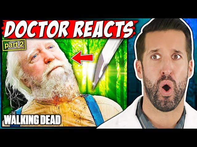 ER Doctor REACTS to The Walking Dead Medical Scenes #2