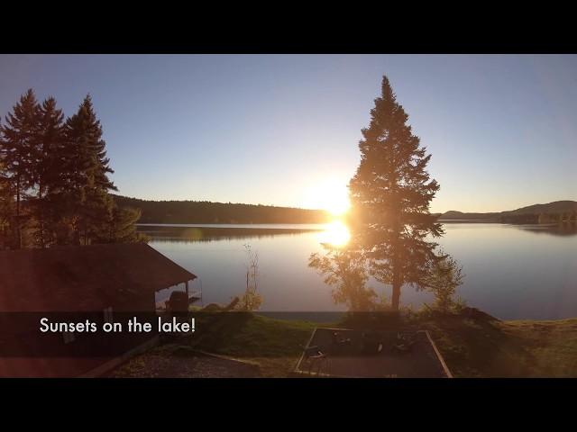 Lakefront Cabins in New Hampshire: Summer Fun (Waterfront Real Estate in 4K)