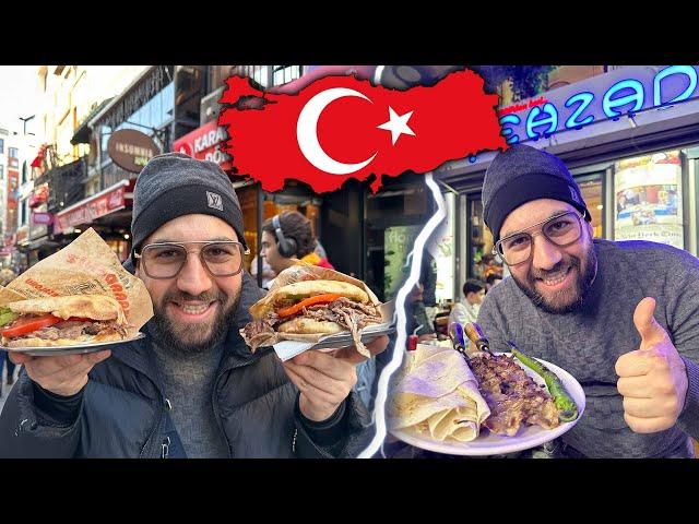 Ich probiere Döner  in Istanbul  #karadenizdöner #cağkebabı