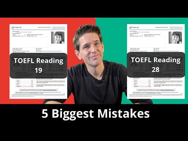 TOEFL Reading: 5 Mistakes You MUST Avoid