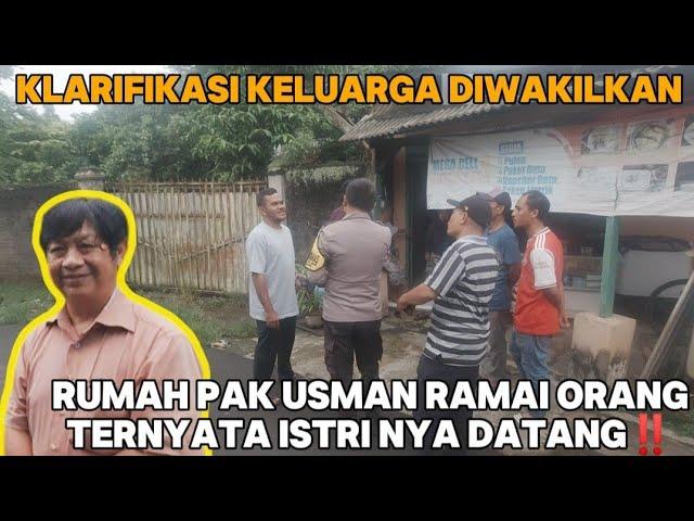 ISTRI NYA DATANG⁉️ LALU KLARIFIKASI SOAL KISAH PAK USMAN