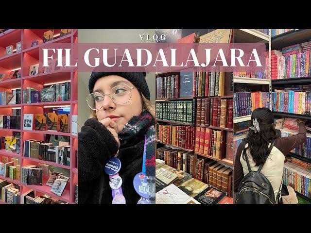 sobreviví a 9 días de FIL GUADALAJARA | vlog 2024 🩷