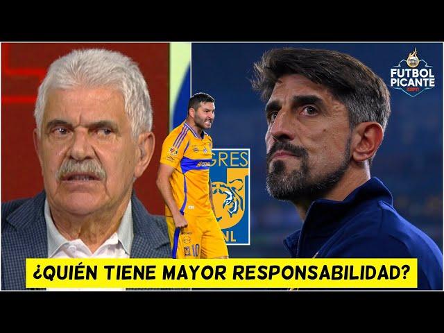 PAUNOVIĆ señalado de RESPONSABLE en ELIMINACIÓN de TIGRES. Tuca Ferretti REACCIONA | Futbol Picante