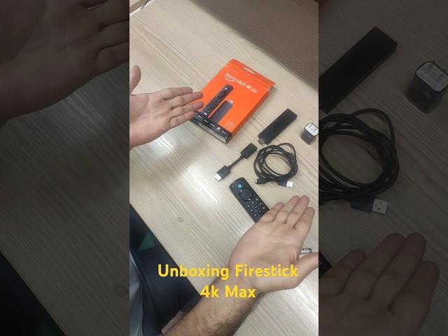 Unboxing Firestick 4k Max: Things you get inside of box #firestick #firesticktv #firestick4k #hacks
