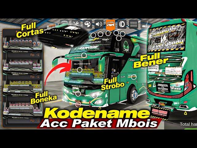 Acc Paket Mbois Kodename Acc Jb3 Danz Project x Resv Full Strobo Cuy BUSSID V4.2