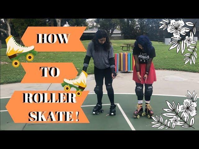 TEACHING BEGINNERS HOW TO ROLLER SKATE - karenthekarrot