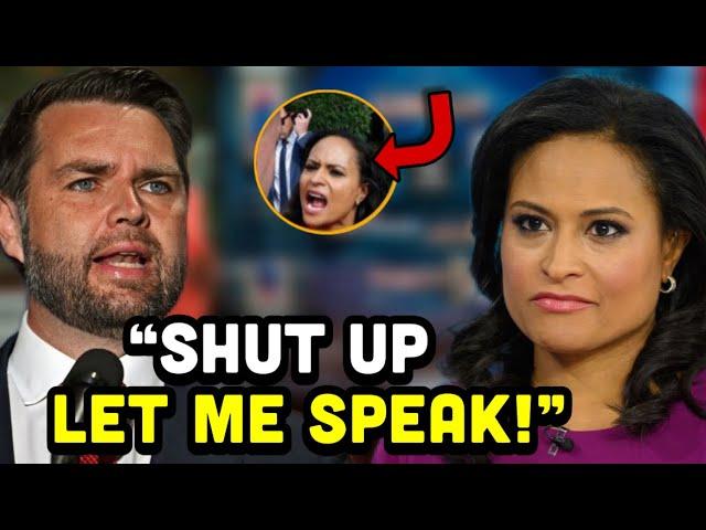 Kristen Welker 'NBC' Host LOSES IT After She Repeatedly INSULTS JD Vance On Live TV