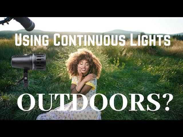 Using Continuous Lights Outdoors? Stella Pro Lights Demo.