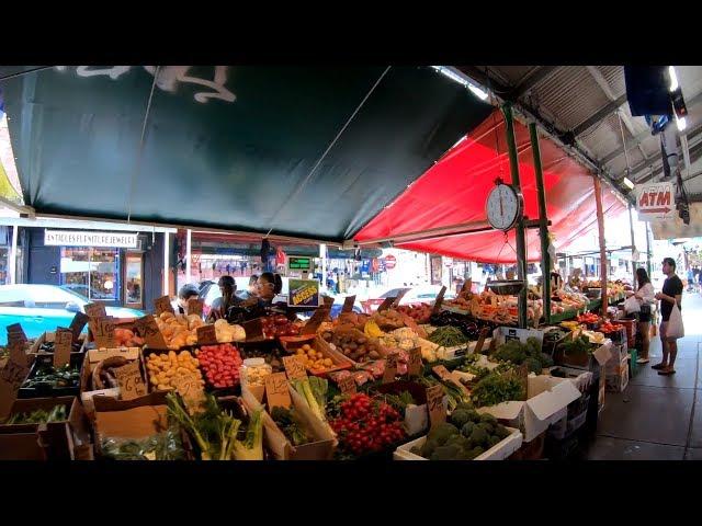 ⁴ᴷ Walking Tour of Philadelphia, PA - Pat's & Geno's Steaks, 9th Street Italian Market, Center City