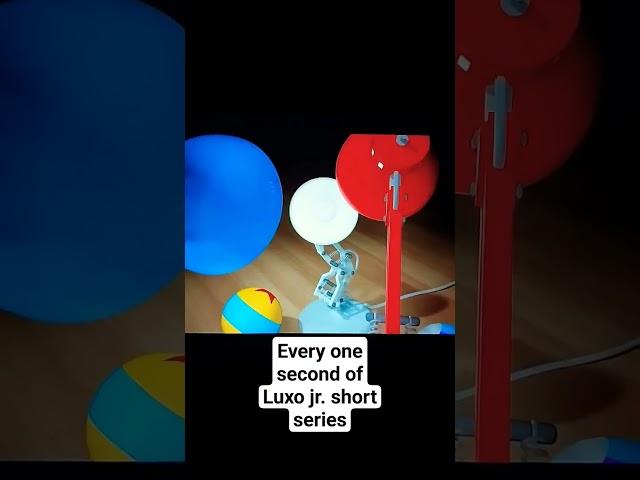 Every one second of Luxo jr. short series