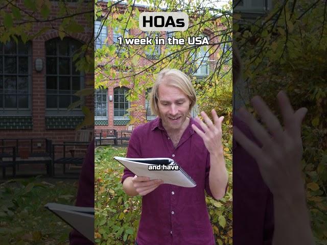 1 day vs 10 years in the USA | HOAs 