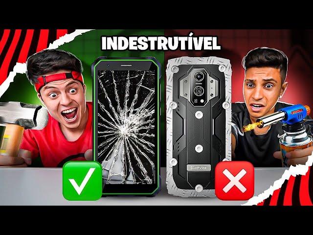 QUEM CONSEGUIR DESTRUIR O CELULAR INDESTRUTÍVEL, VENCE! - Desafio