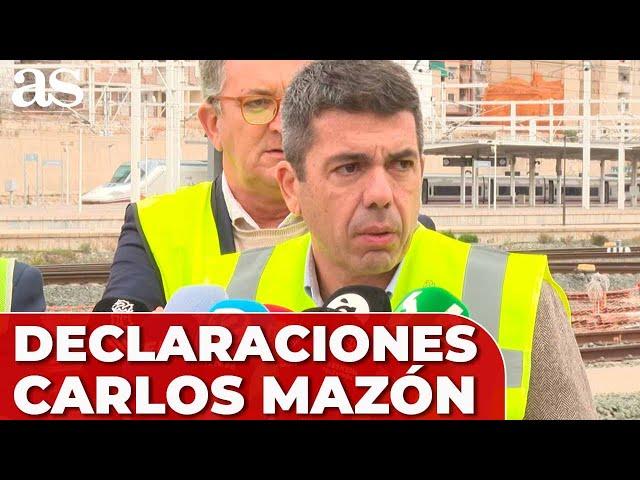 MAZÓN asegura que "HACE AUTOCRÍTICA" y anima a "seguir trabajando hacia adelante" tras la DANA