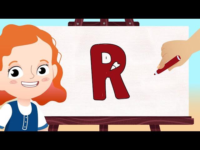 How to Draw an Alphabet Lore | Letter R | Drawing with Wibbi Kids | Step by step