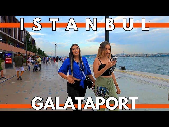 Galataport Istanbul Walking Tour in 4K | 18 JUNE 2023