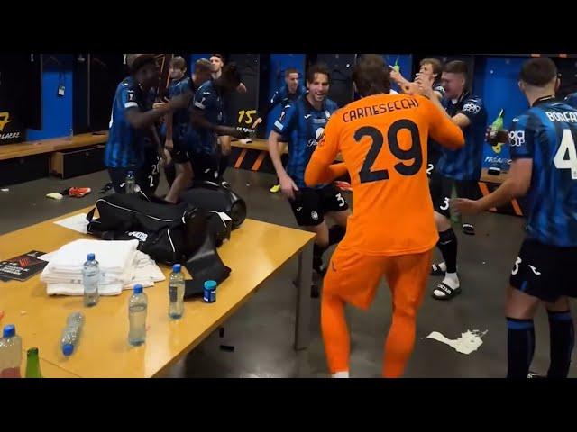 Funny Atalanta Dressing Room Celebrations