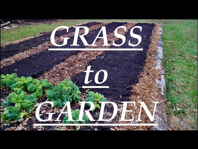 GRASS to GARDEN | A No-Dig Transformation Story   (Inspired by Charles Dowding and Paul Gautschi)