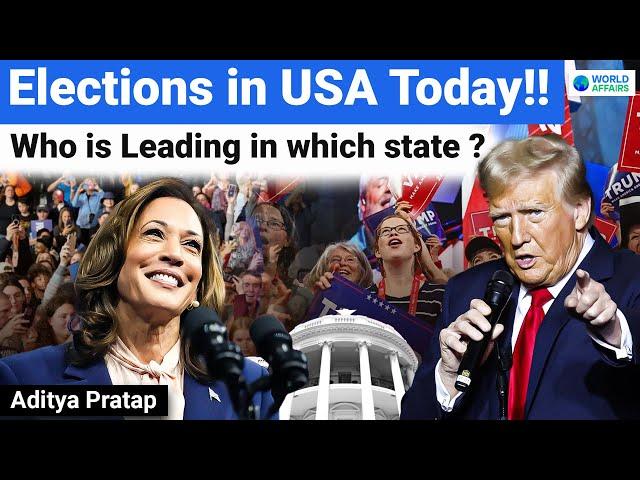 USA Elections Today: Who is winning in which state? Harris VS Trump | World Affairs