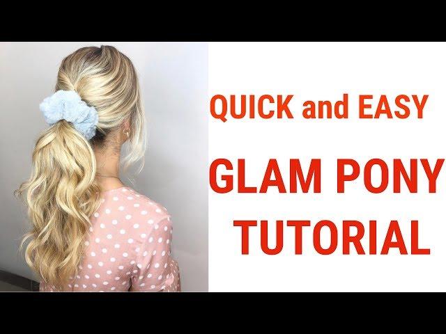 Super Easy Wavy UpDo Tutorial