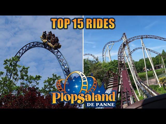 Top 15 Rides at Plopsaland de Panne