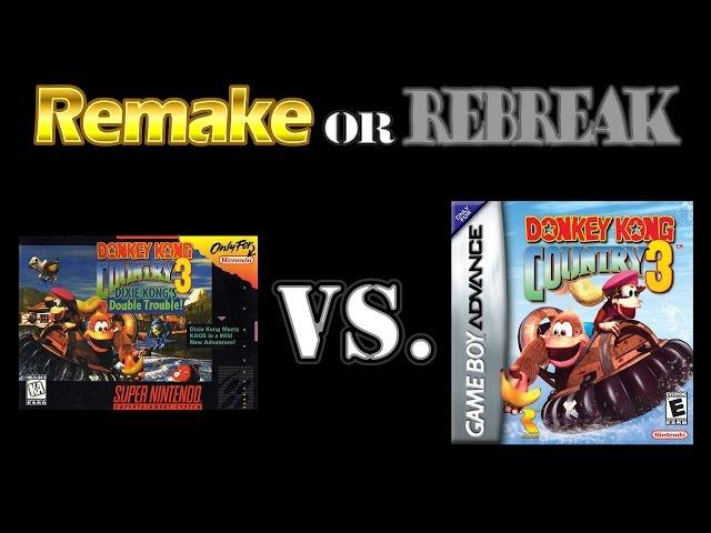 ROR: Donkey Kong Country 3 Dixie Kong's Double Trouble (SNES Vs. GBA)