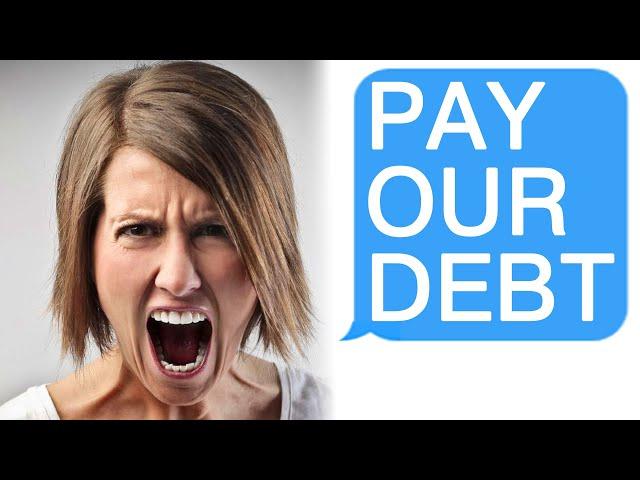 r/Entitledparents "PAY MY SON'S DEBT!"