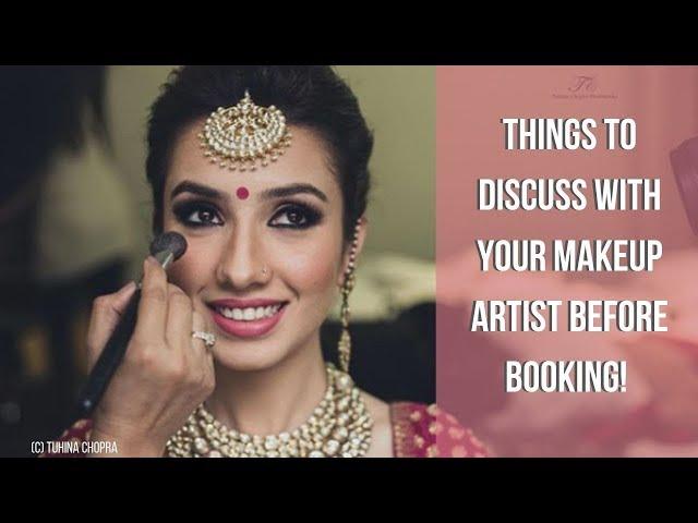 Top 5 Things To Discuss With Your Wedding Makeup Artist Before Booking #IndianWeddings