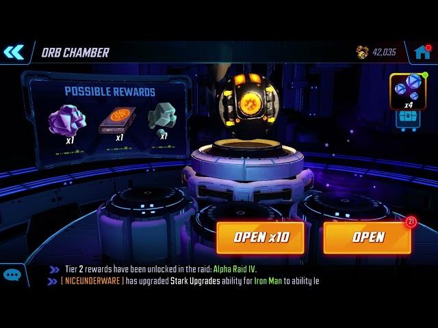 character upgrade to level 90 ironman bionic avenger marvel strike force