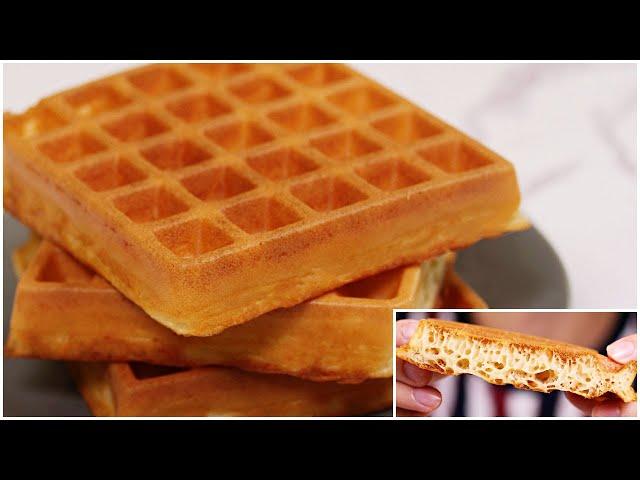 Best Easy Crispy Fluffy Waffles - Recipe By ZaTaYaYummy