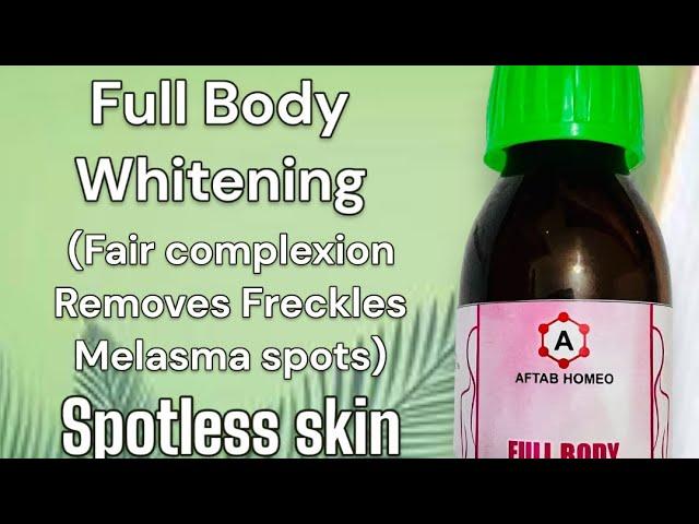 Full Body Whitening treatment #berberis #homeoclinic #health #skincare #iodium