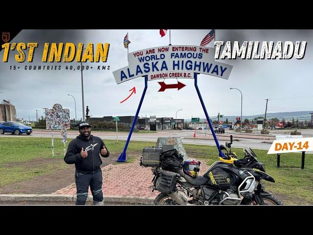 1250Kms Ride To Alaskan Highway | World Ride Leg 3 Day 14 @CherryVlogsCV