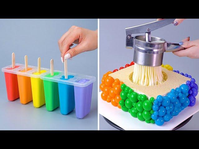 Easy & Delicious Rainbow Cake Decorating Ideas | How To Make Cake & Dessert Recipes | Tasty Plus