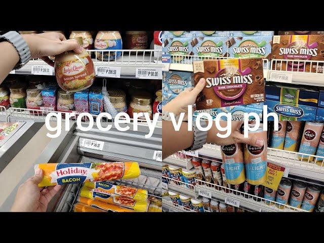 Grocery Vlog Buying Weekly Essentials Supermarket Haul in the Philippines